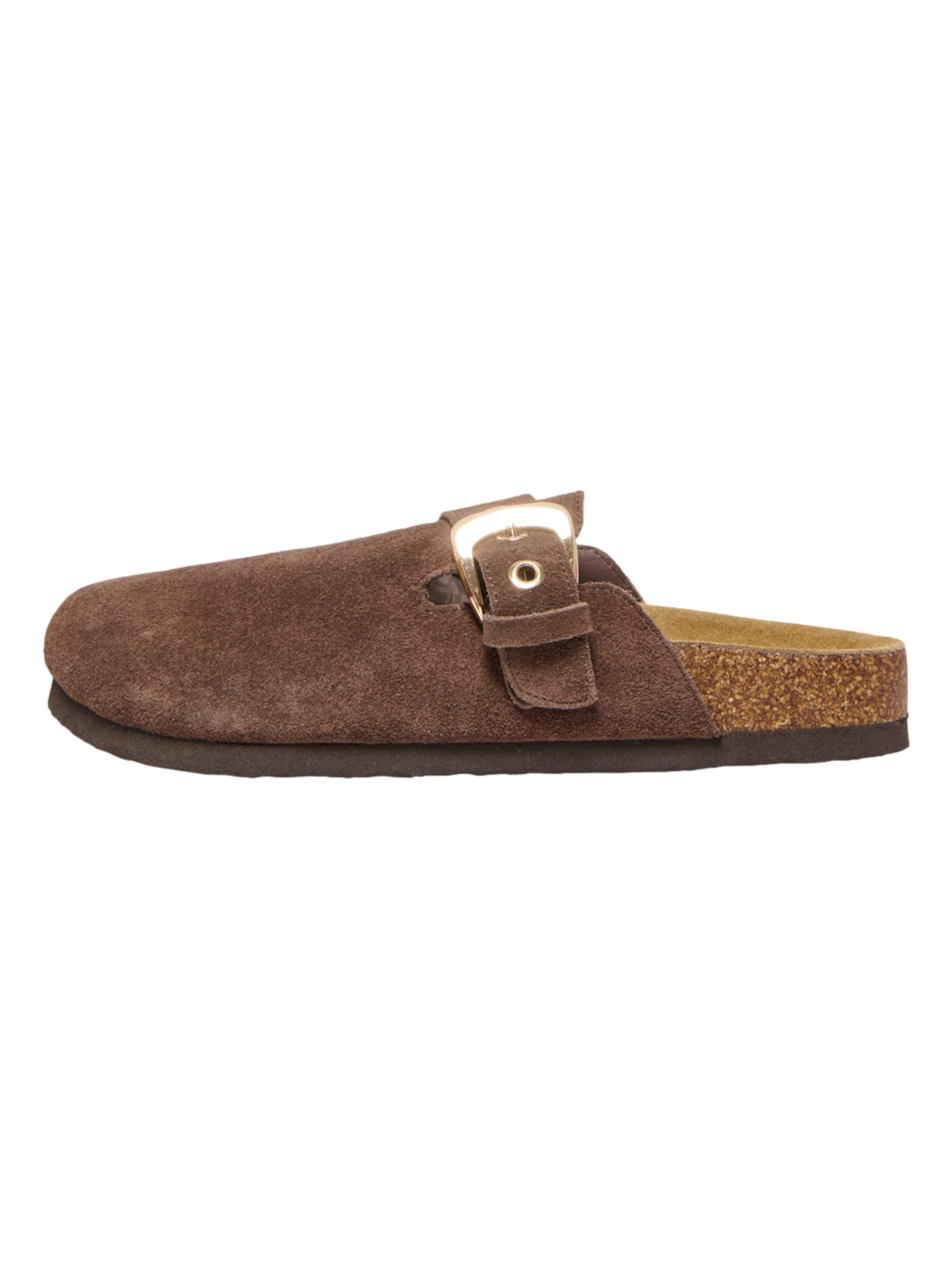 ONLY SHOES Mules 'Huston' in Brown: front