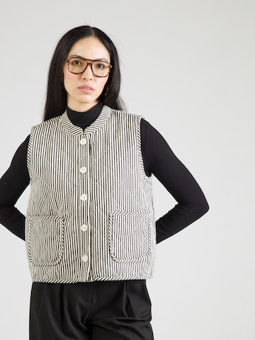 Gilet 'Cairo' Lollys Laundry en noir : devant