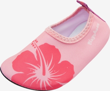 PLAYSHOES Beach & Pool Shoes 'Hawaii' in Pink: front