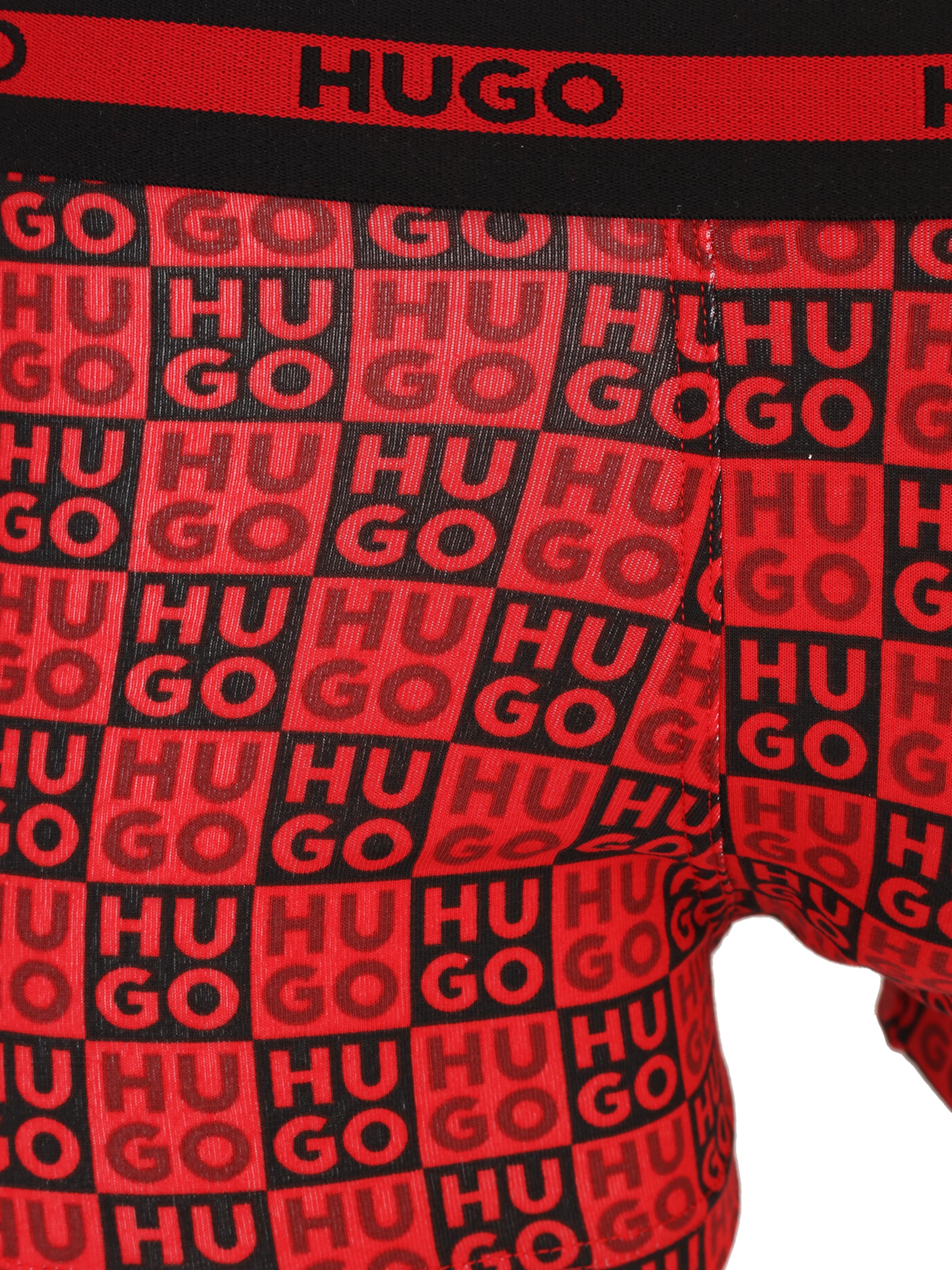 HUGO Шорты Боксеры 'PLANET' в Красный