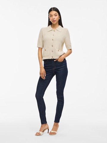 VILA Knit cardigan 'VIGEORGIE' in Beige