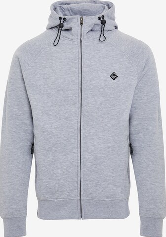 Threadbare Fleece Jacket in Grey: front