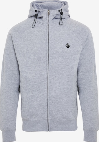 Threadbare Fleece Jacket in Grey: front