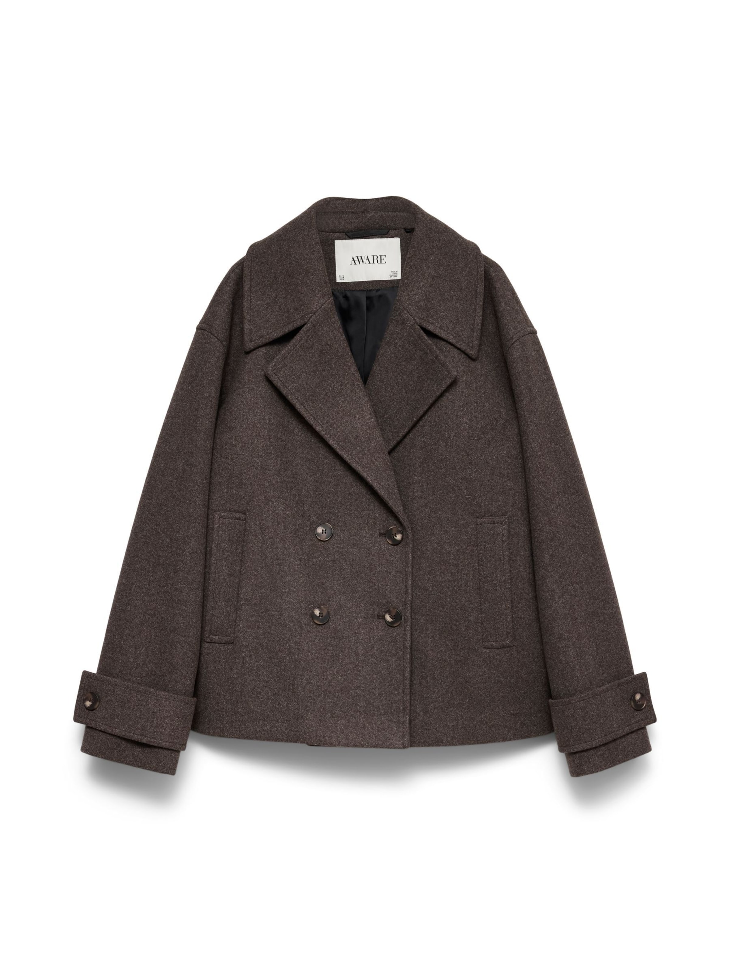 Aware - Chaqueta de entretiempo 'AWKarla' en marrón: frente