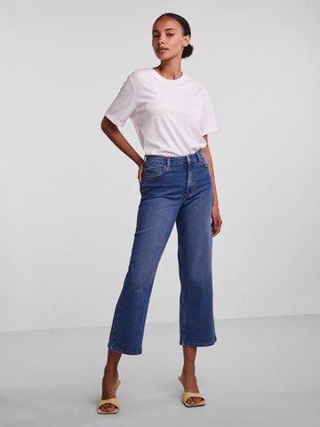 PIECES Flared Jeans 'Peggy' in Blauw