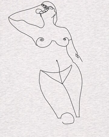 Watapparel Shirt 'Eine Frau' in White