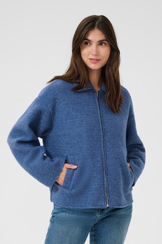 Veste mi-saison CULTURE en bleu : devant