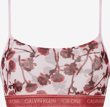 Calvin Klein Underwear - Sujetador en rojo: frente