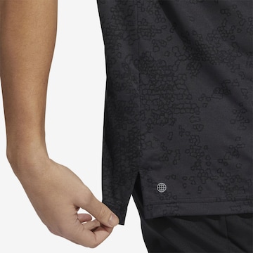 ADIDAS SPORTSWEAR Funkcionalna majica 'JACQUARD' | črna barva
