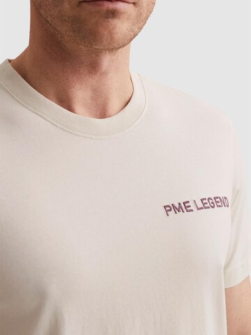Maglietta 'T-shirt in jersey with back artwork' di PME Legend in beige