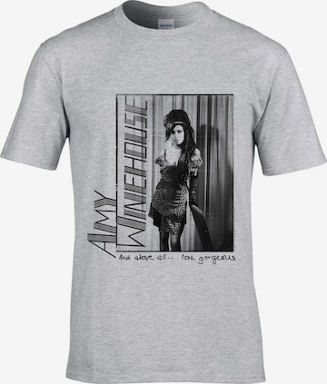 T-Shirt 'Amy Winehouse And Above All…Look Gorgeous T-Shirt' Amy Winehouse en gris : devant