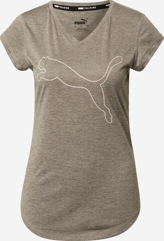 T-shirt fonctionnel PUMA en gris : devant