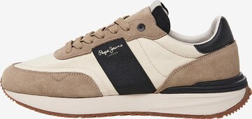 Pepe Jeans Sneakers 'Buster Tape' in Beige: front