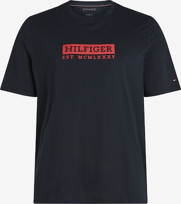Tommy Hilfiger Big & Tall T-Shirt in Blau: Vorderseite