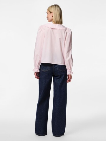 PIECES Bluse i pink