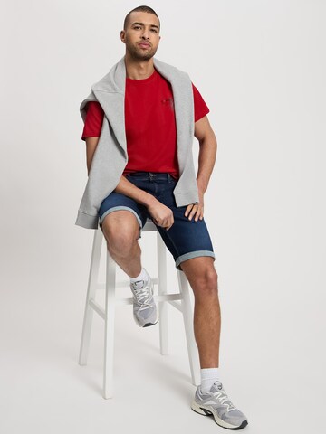 CROSS JEANS Regular Shorts 'Leom ' in Blau