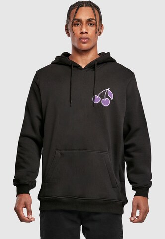 Mister Tee Sweatshirt 'Paradise Cherries' in Schwarz: Vorderseite