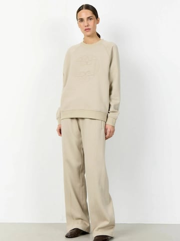 Levete Room Regular Broek ' LR-NUKA 15 ' in Beige: voorkant
