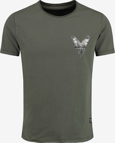 Key Largo Тениска 'MT ETERNITY' в сиво / каки / бяло, Преглед на продукта