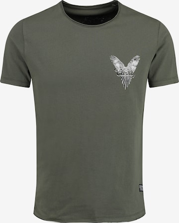 Key Largo T-shirt 'MT ETERNITY' i grön: framsida