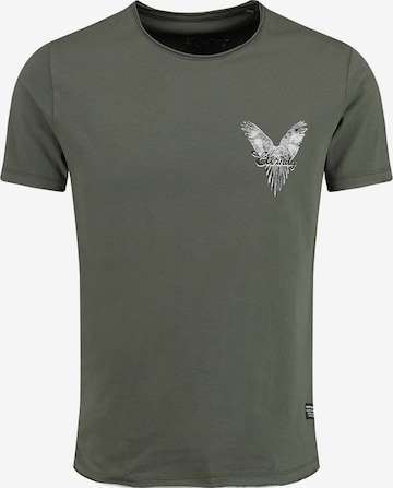 Key Largo Shirt 'MT ETERNITY' in Green: front