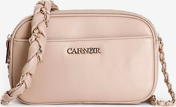 CAFè NOIR Camera bag in Beige: front