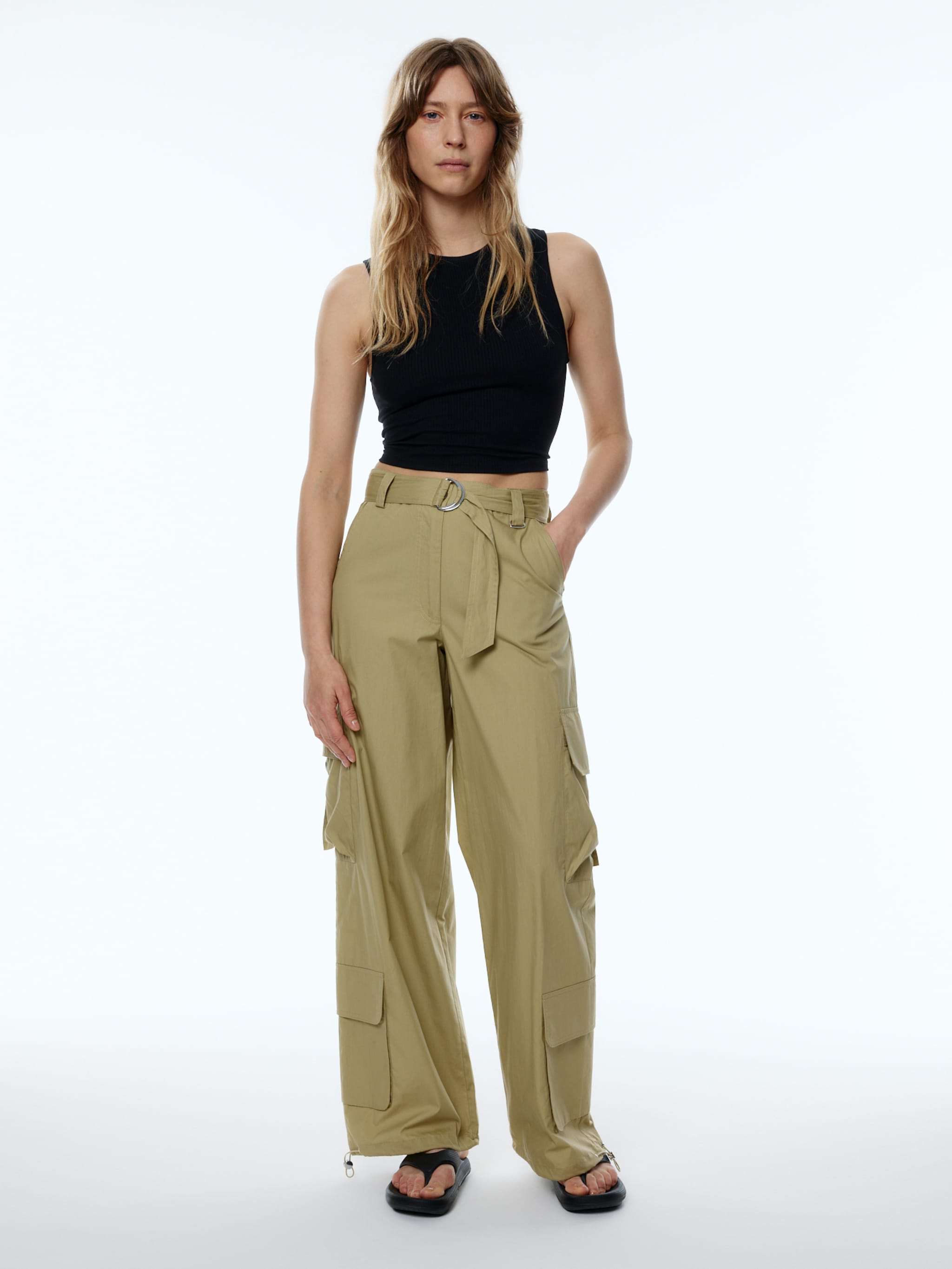 EDITED Producten Cargobroek 'Nia' Beige