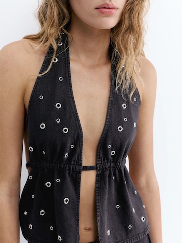 Pull&Bear Tričko 'CAMISETA PACIFIC' – černá