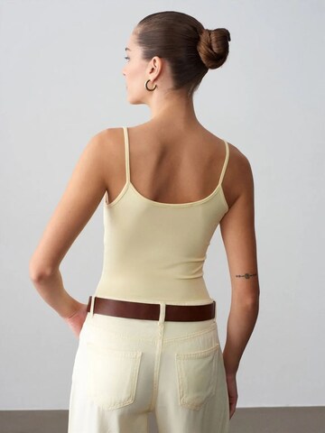 Dilvin Top in Yellow