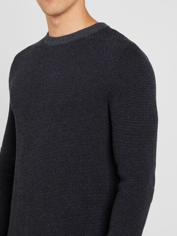 JACK & JONES Sweater 'JJEGlobe' in Grey