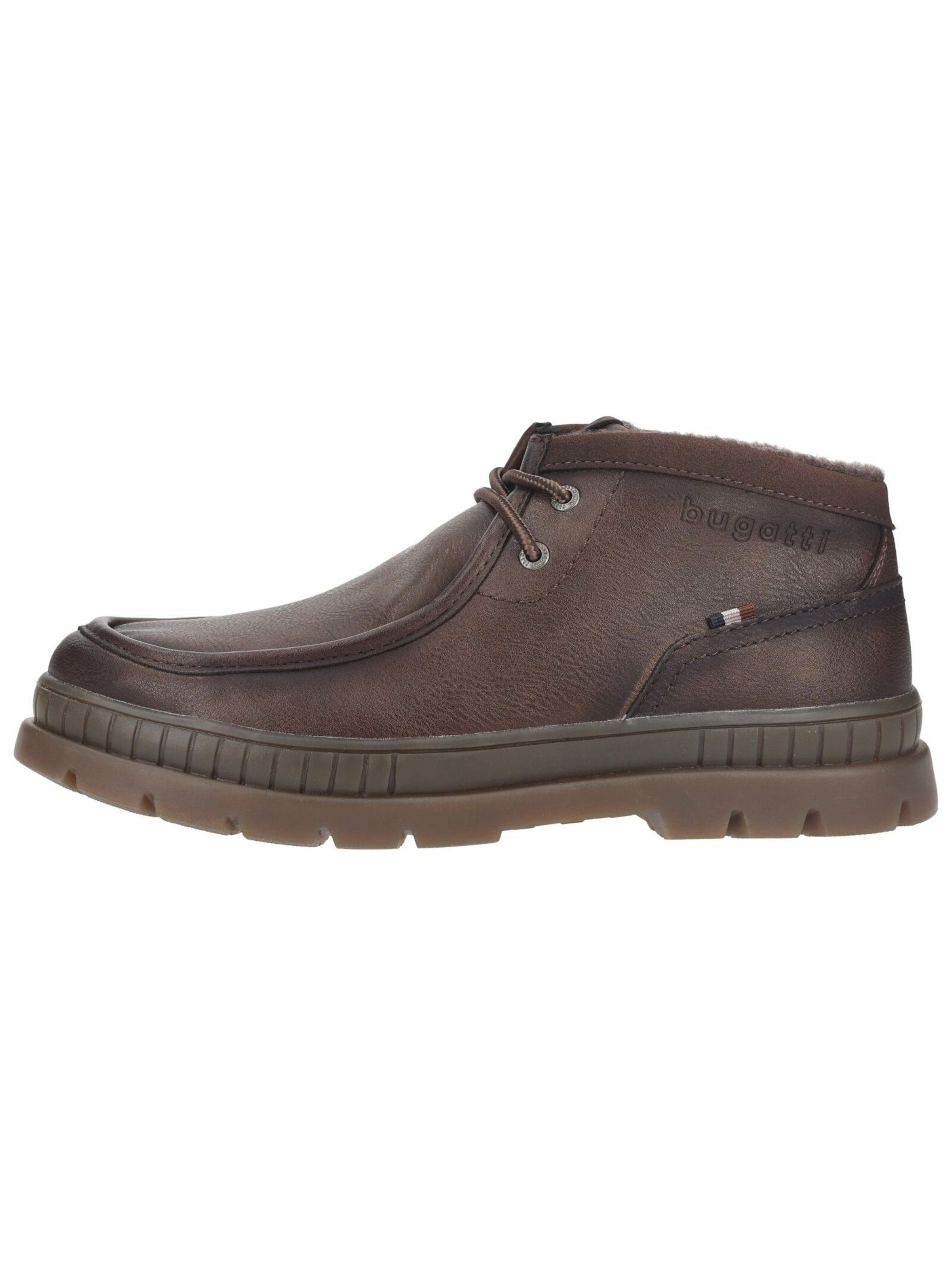 Bottes à lacets bugatti en marron