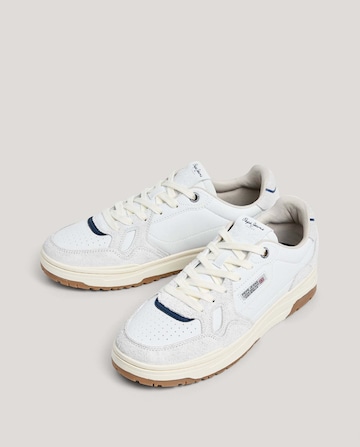 Sneaker bassa 'Chester Medal' di Pepe Jeans in bianco