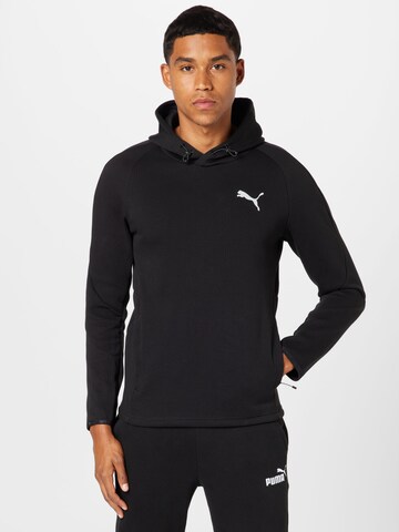 PUMA Sportsweatshirt in Schwarz: predná strana