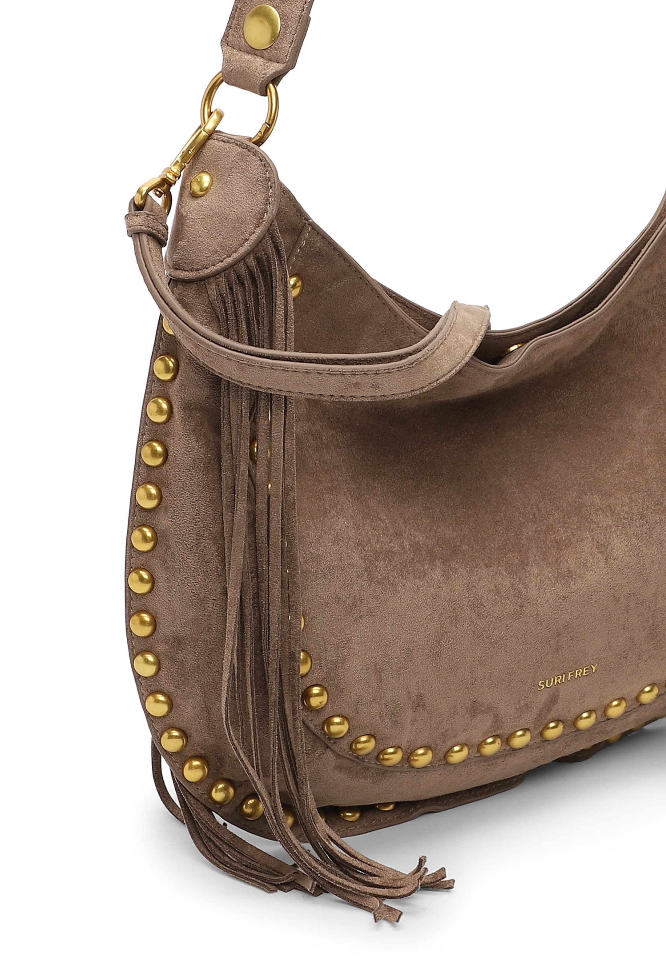 Borsa a sacco 'Elly' di Suri Frey in beige