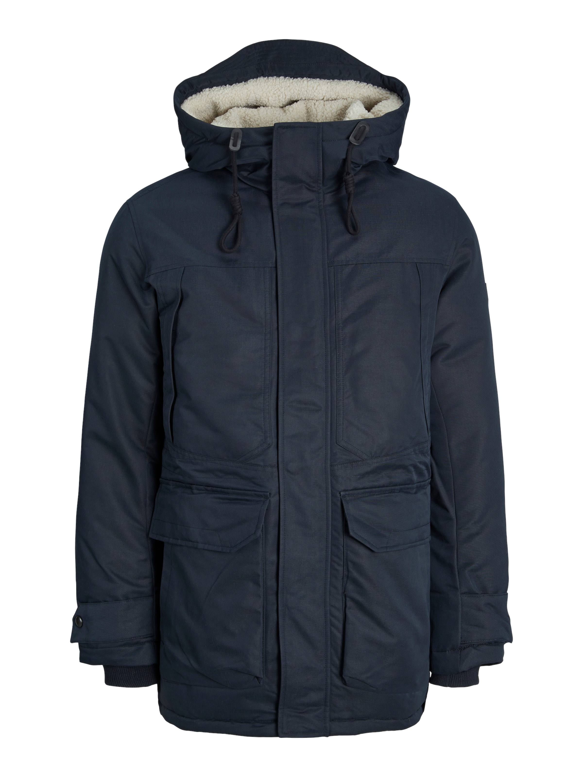 JACK JONES Winter Parka JJEClip in Black ABOUT YOU
