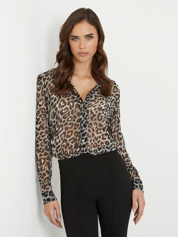 GUESS Bluse 'CLOUIS' in Schwarz: Vorderseite