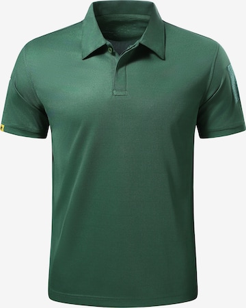 YOUTHUP Performance Shirt 'Gradschnitt' in Green: front