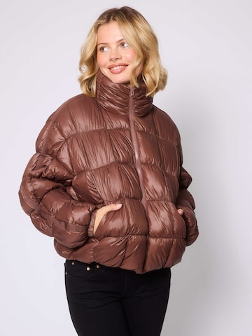 Veste mi-saison South Beach en marron