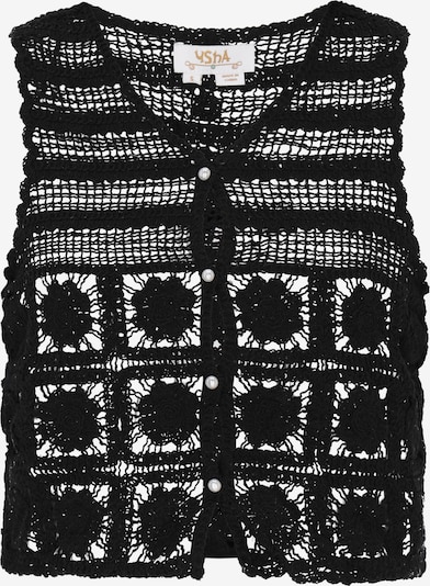 Megzta liemenė 'Fashion Look' iš usha FESTIVAL, spalva – juoda, Prekių apžvalga