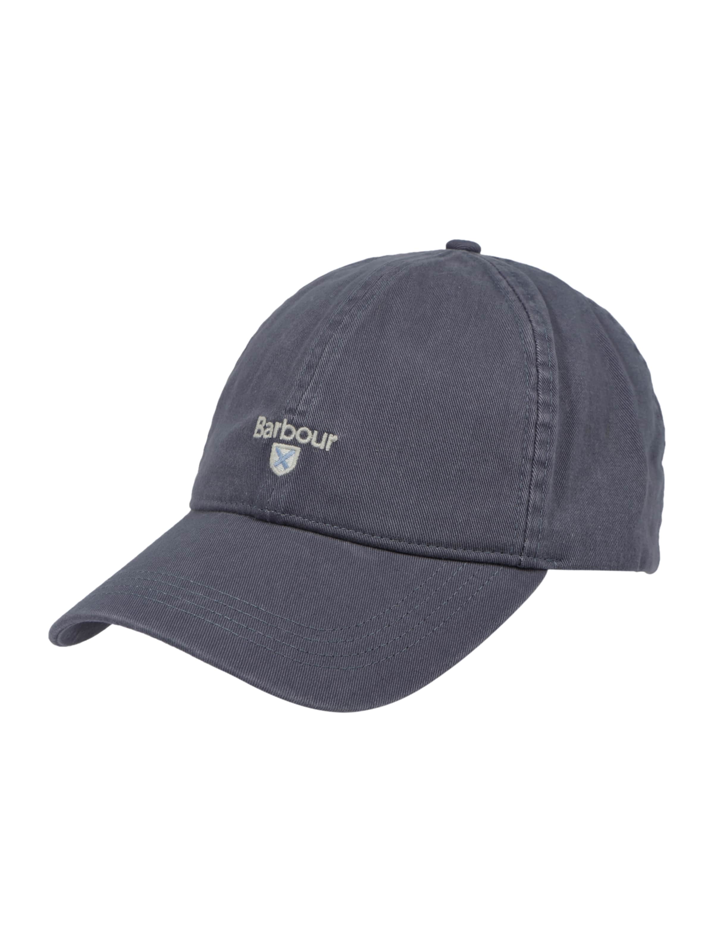 Barbour Cap in Blau: Vorderseite