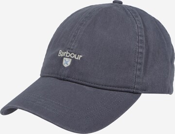 Cappello da baseball di Barbour in blu: frontale
