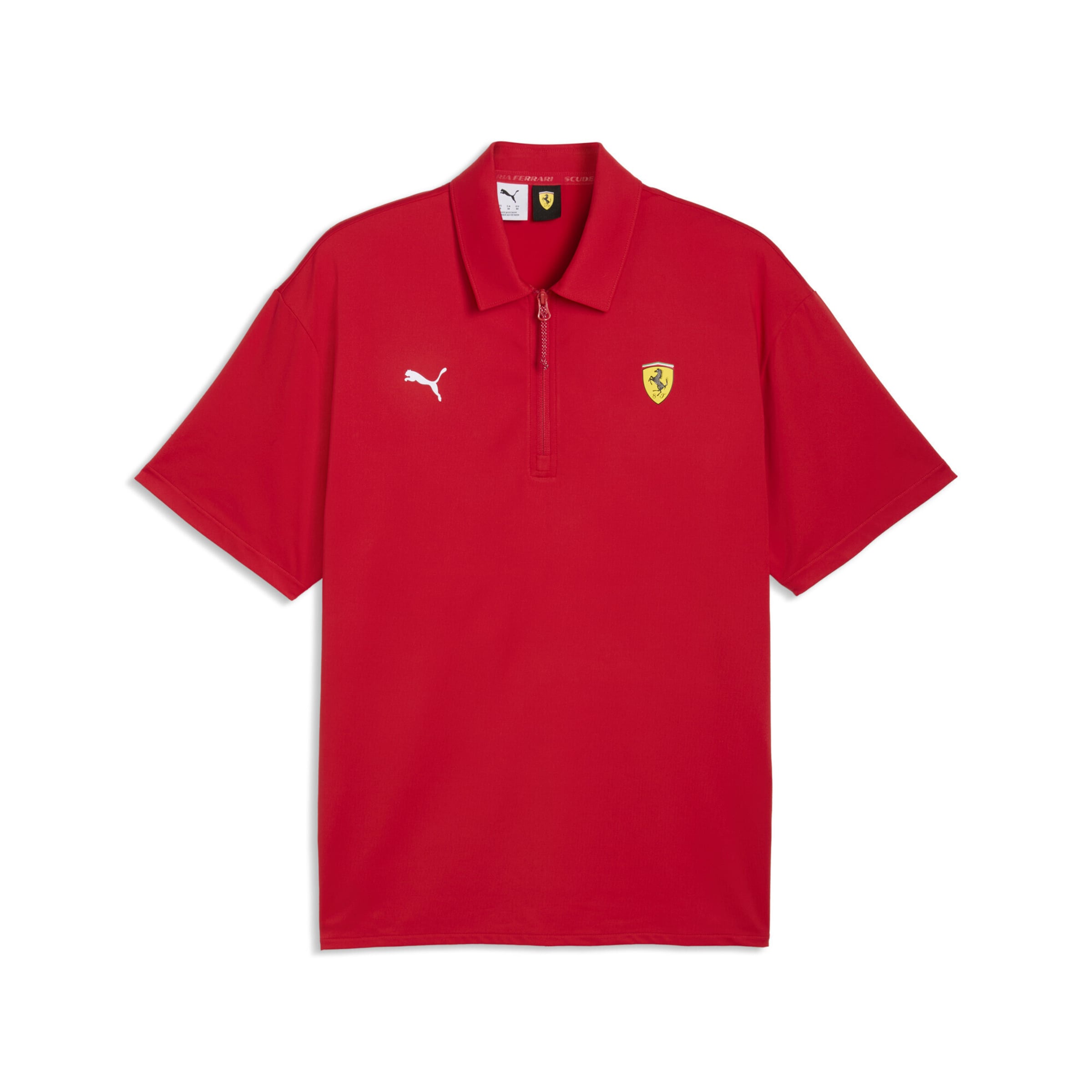 PUMA Functioneel shirt 'Scuderia Ferrari' in Rood: voorkant
