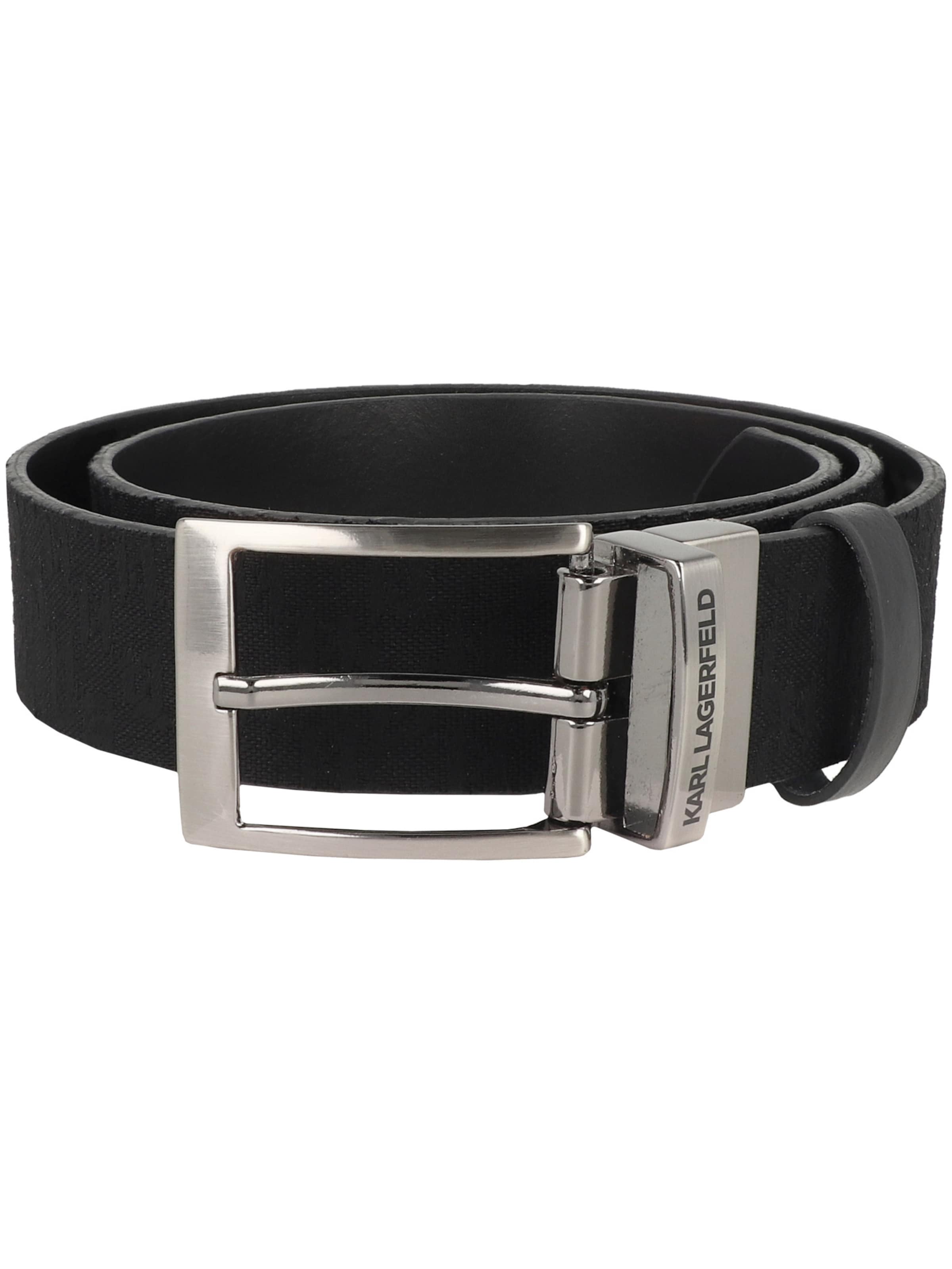 Ceinture ' 805302 ' Karl Lagerfeld en noir : devant