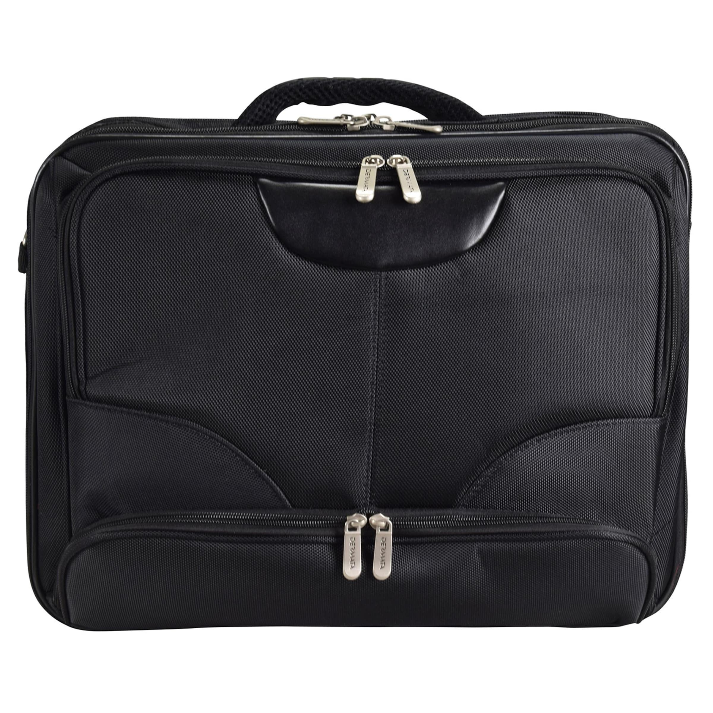 Borsa portadocumenti di Dermata in nero: frontale