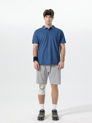 YOUTHUP Performance Shirt 'Gradschnitt' in Blue
