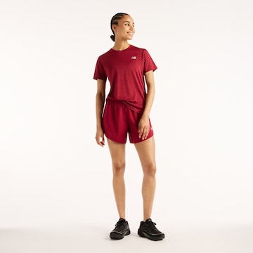 new balance Functioneel shirt 'Athletics T-Shirt' in Rood