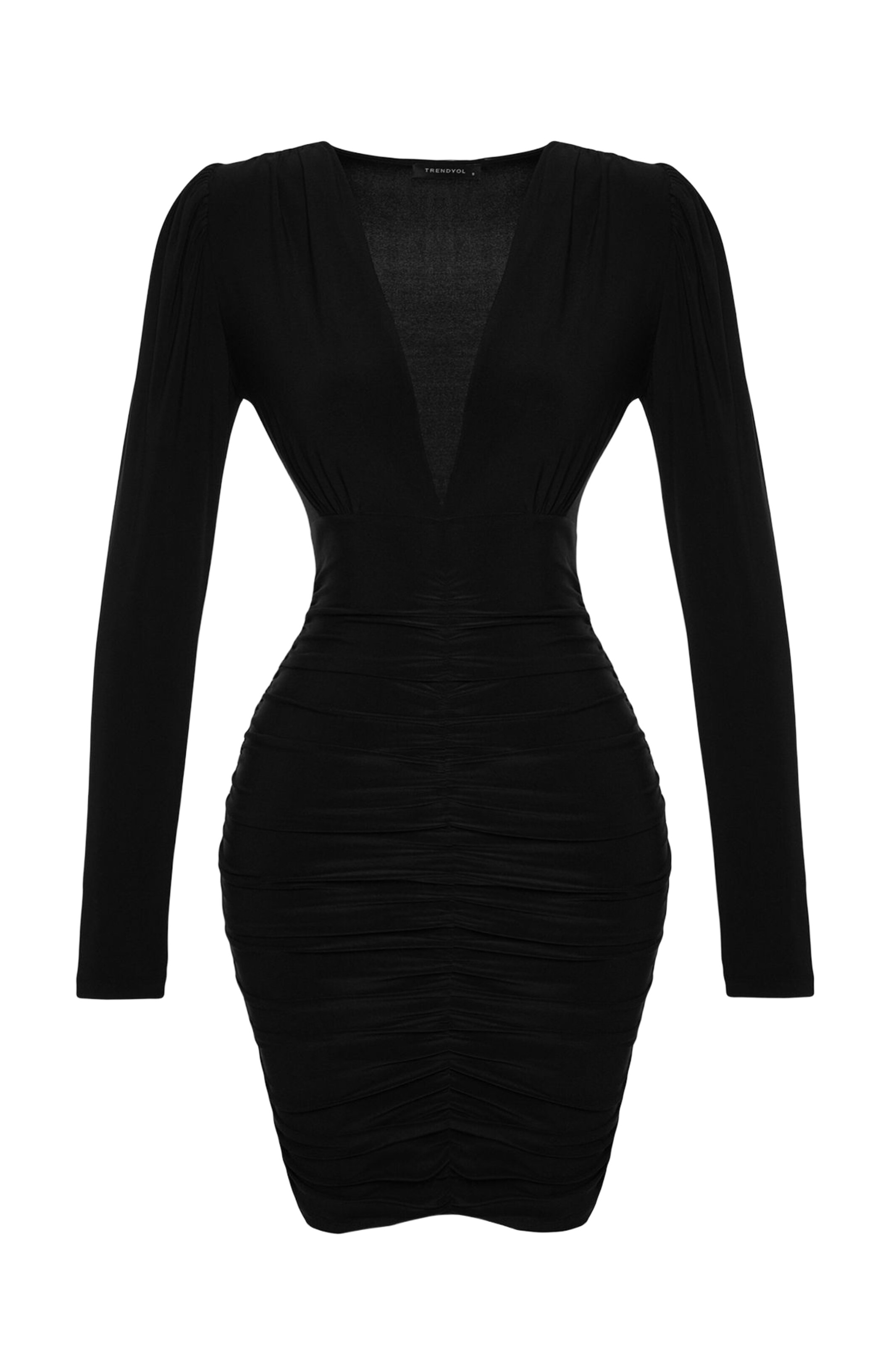 Trendyol - Vestido en negro: frente