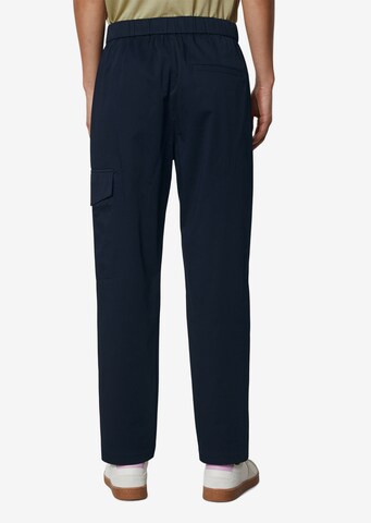 Marc O'Polo Tapered Cargobroek in Blauw