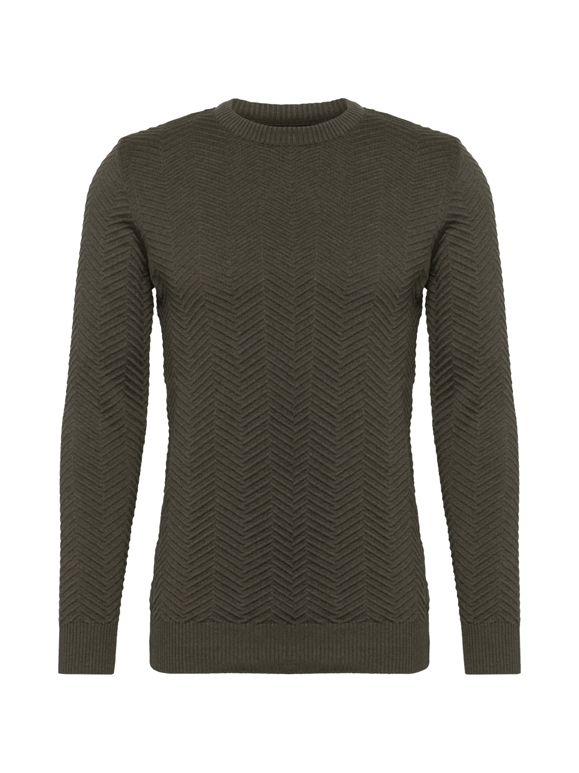 Kronstadt Trui 'Carlo' in Groen: voorkant