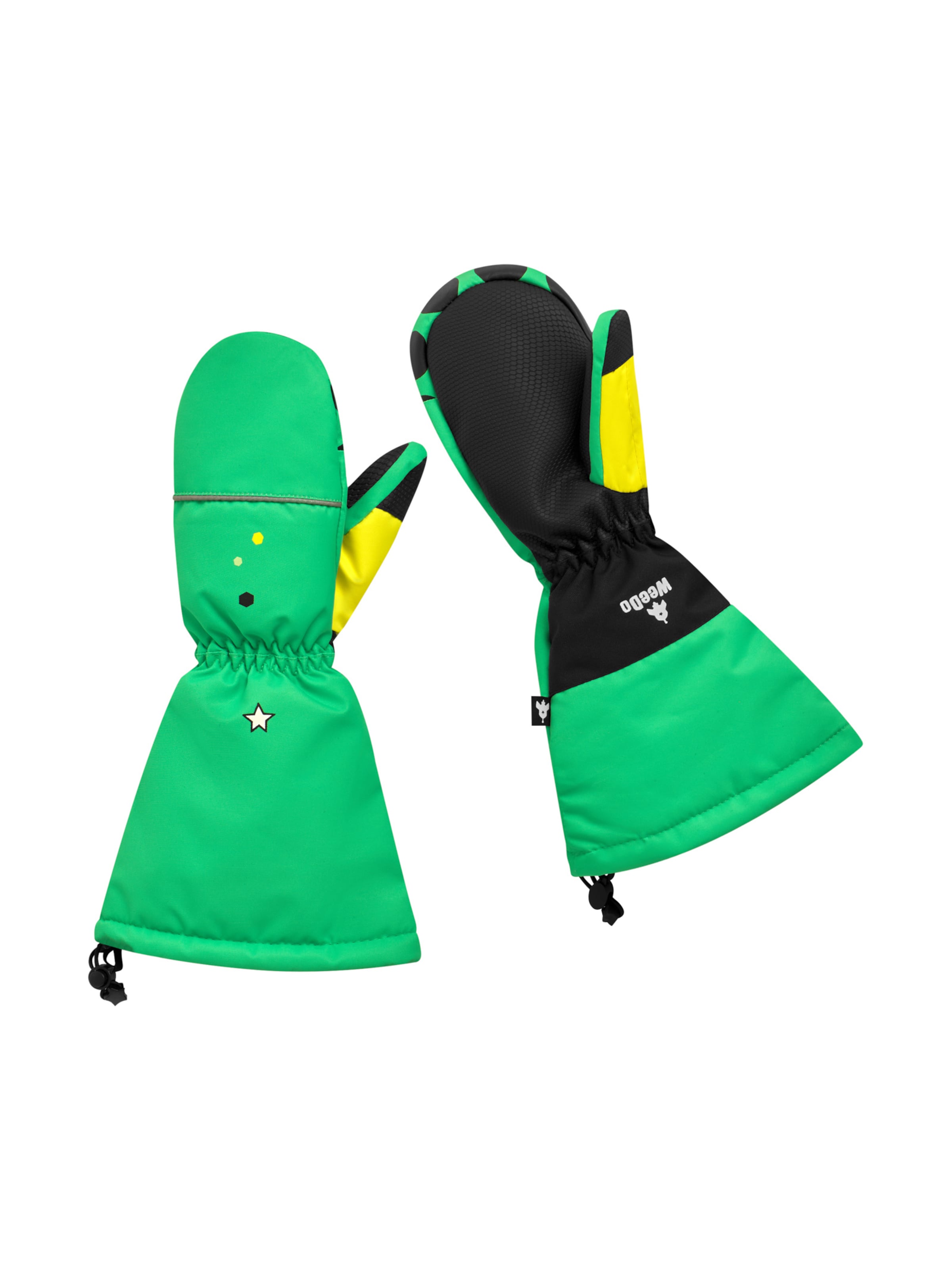 Gants WeeDo en vert : devant